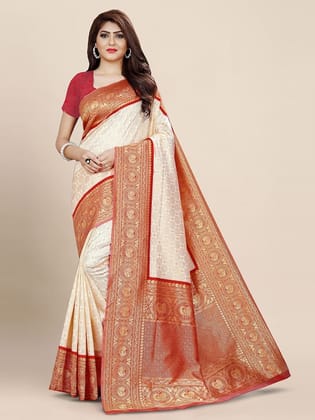 Woven Design Zari Banarasi Saree