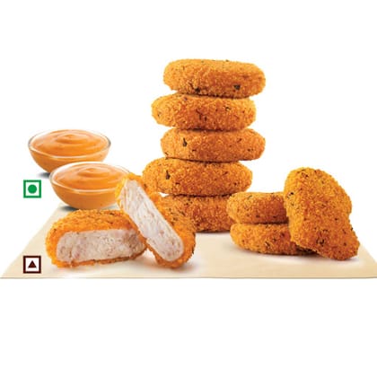 (9Pc) Crunchy Chicken Nuggets + 2 Dips,