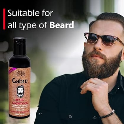 ST.bir Gabru Beard Oil Geranium & Tea Tree Oil (Pack of 2)
