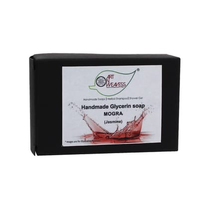 Artnweavess Mogra Glycerin Soap, 100 gm - Pack of 2