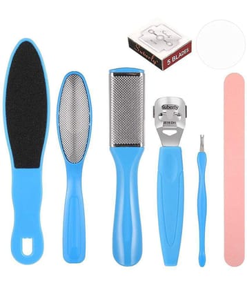 Pedicure Tools for Feet 8 in 1 Pedicure Kit, Foot Scrubber for Dead Skin, Callus Remover 8 in 1