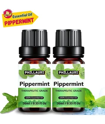 Phillauri Peppermint Others Essential Oil Fruity With Dropper 60 mL ( Pack of 2 )
