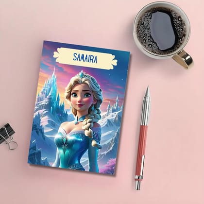 Personalised Notebook - A5 size - Winter Magic-Soft Cover