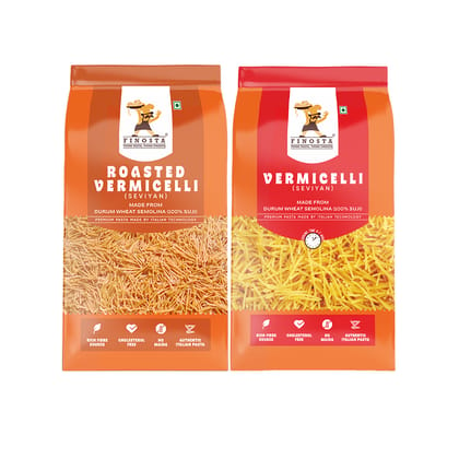 Finosta Roasted Vermicelli, 1 Kg And Vermicelli, 200 gm Combo Pack