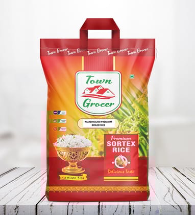 Town Grocer Rajabhogam Premium Boiled Rice 5Kg