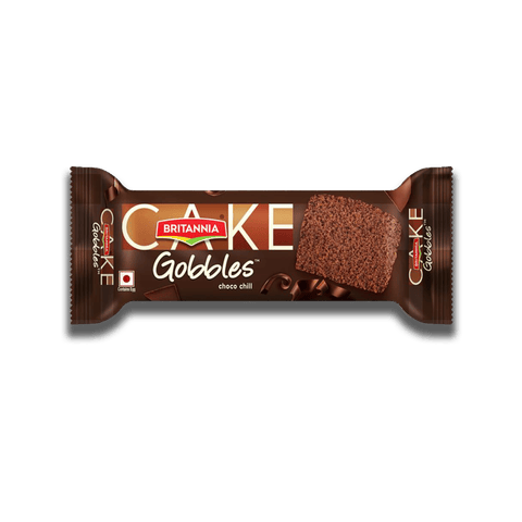 Britannia Gobbles Choco Chill Cake, 60 gm Pouch