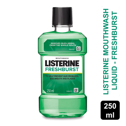 Listerine Freshburst Mouthwash Liquid, 250 ml Bottle