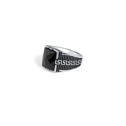 Dark Titan 925 Sterling Silver Ring for Men-10