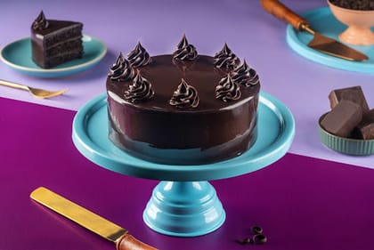 Classic Chocolate Truffle Cake