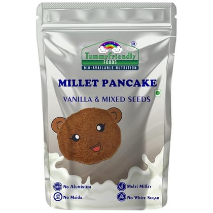 TummyFriendly Foods Aluminium-Free Millet Pancake Mix - Vanilla Mixed Seeds, 800 gm