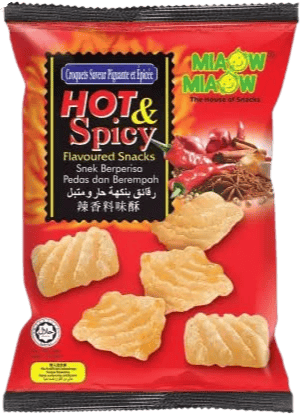 MIAOW MIAOW Hot & Spicy Flavoured Snacks