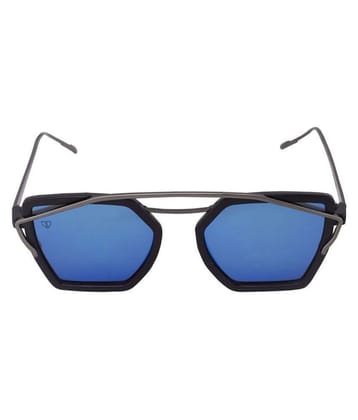 Walrus - Blue Panto Sunglasses ( WS-CRN-III-030218 ) - Medium