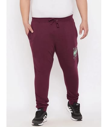 Ardeur - Maroon Cotton Blend Mens Joggers ( Pack of 1 ) - None