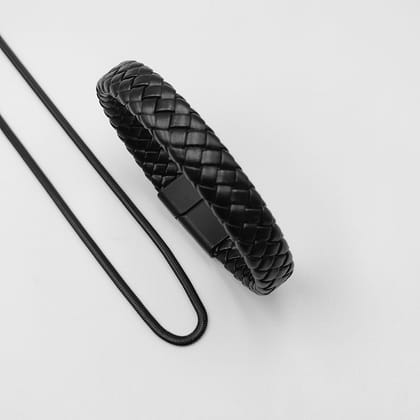 Serpent Black Combo - Chain + Bracelet-Mesh