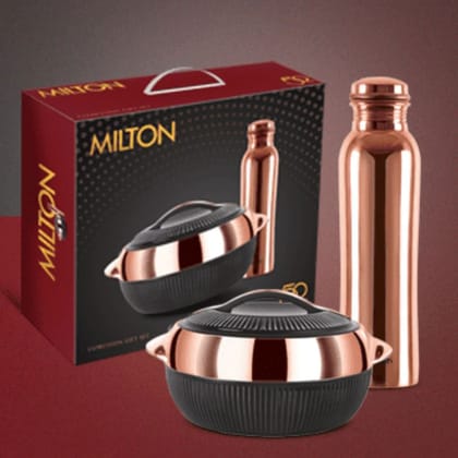 Milton Expression Gift Set - Fiesta 1500 Casserole + Copperas 1000 Bottle | Set of 2 Pcs
