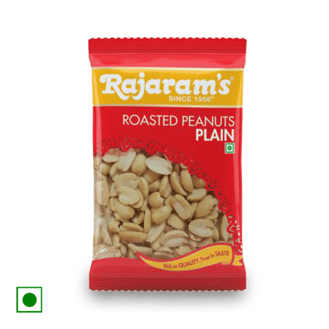 Rajaram's Roasted Peanuts - Plain, 100 gm Pack