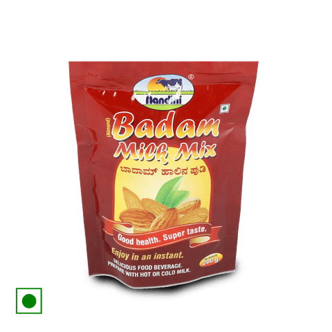 Nandini Badam Milk Mix Powder, 200 gm Pouch