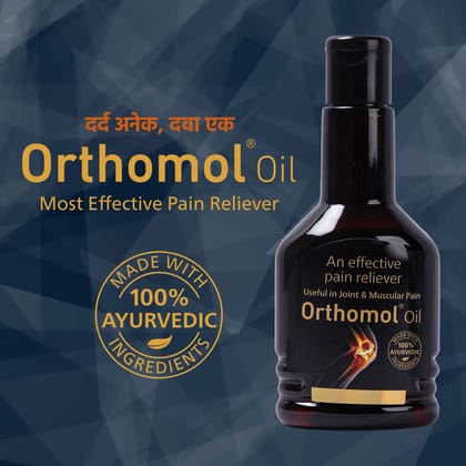 Orthomol Oil - An Effective Pain Reliever, Useful In Joint And Muscular Pain, 50 ml - Pack of 3