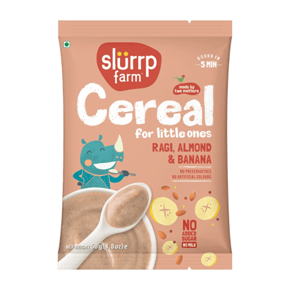 TRIAL PACK - Ragi, Almond and Banana Cereal | Porridge Mix, 50g