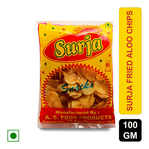 Surja Fried Aloo Chips, 200 gm Pack