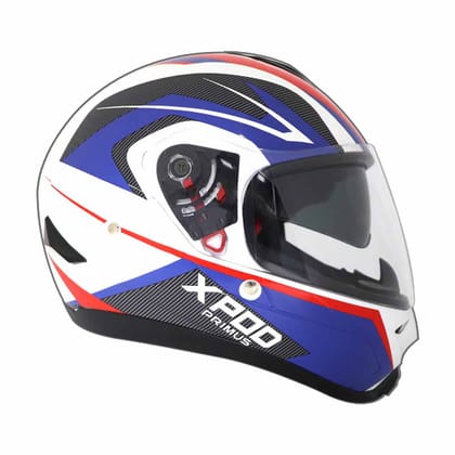 TVS XPOD Primus Dual Visor - Blue -M