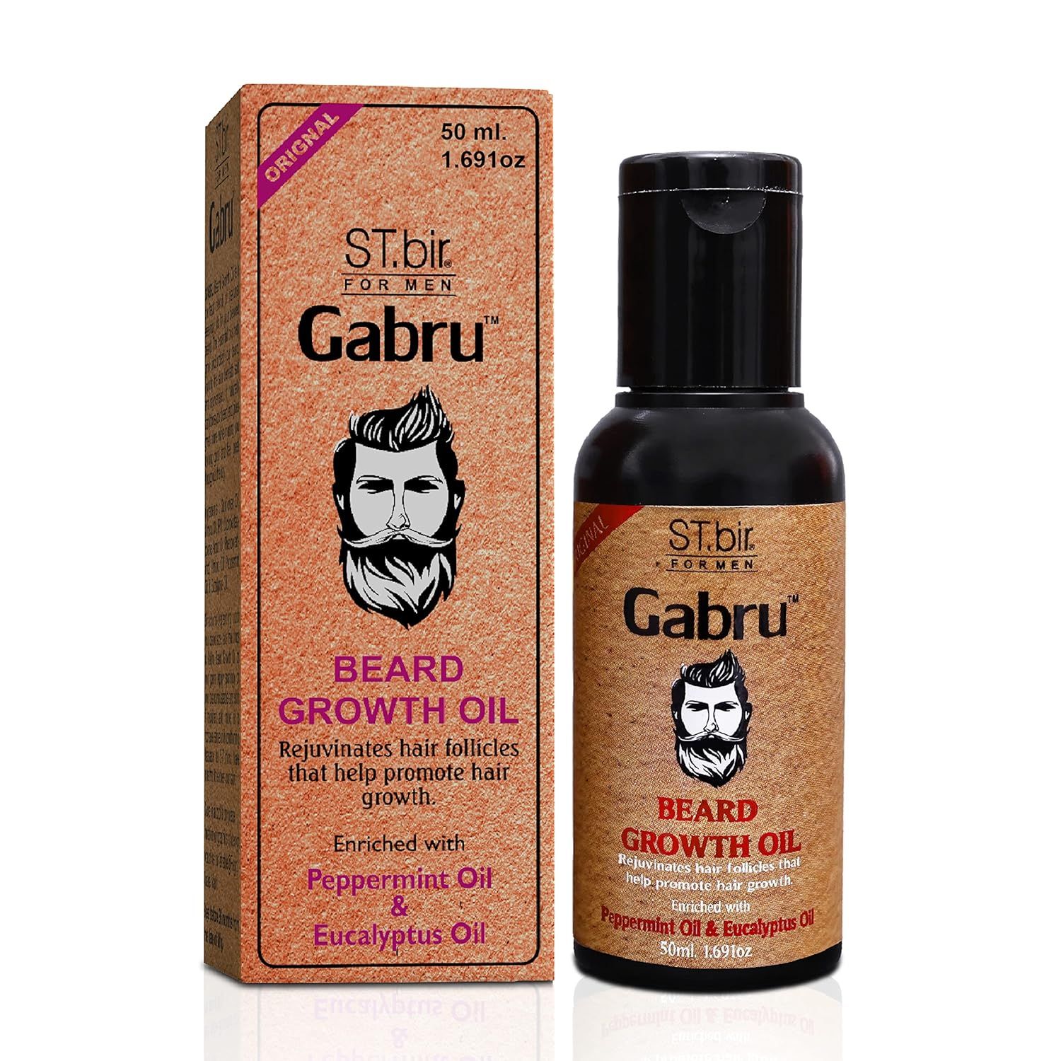 ST.bir Gabru Beard , Peppermint and Eucalyptus Oil 50ml