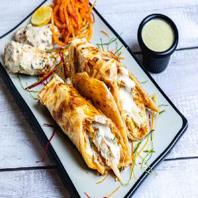 Malai Soya Chaap Kaathi Rolls
