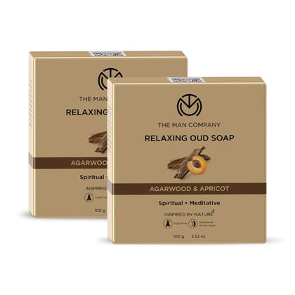 Relaxing Oud Soap | Agarwood & Apricot (Multi Packs) Value Pack of 4