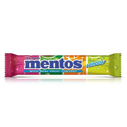 Mentos Rainbow Chewy Dragees, 31.2 gm