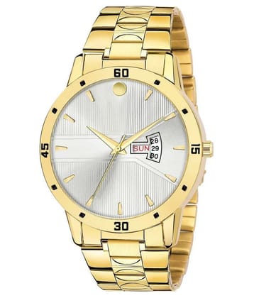 newmen 2082-SL Day and Date Stainless Steel Analog Mens Watch