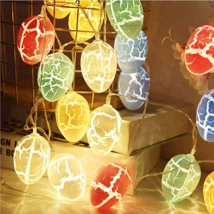 Egg Crak Light Diwali Decoration Curtain for Decoration for Gift Christmas Decoration Valentine Decoration Home Decoration-Pack of 1
