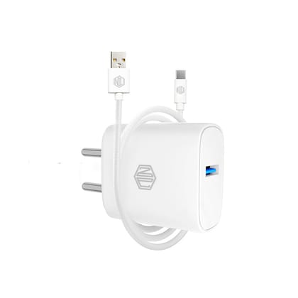 Sprint Ultra 12W Wall Charger-White / Type - C- 6 Months Warranty