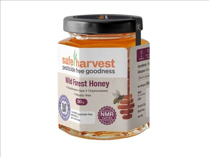 Safe Harvest Wild Forest Honey 250g Pesticide Free