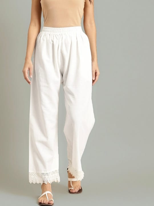 Floral Bottom Hem Palazzos