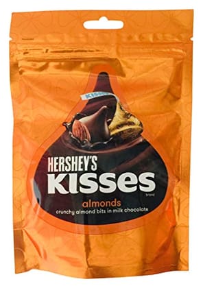 Hersheys Kisses Milk Chocolate  Almonds 100.8g