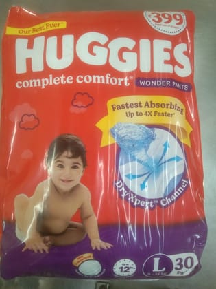 Huggies Complete comfort wonder pants L 30 