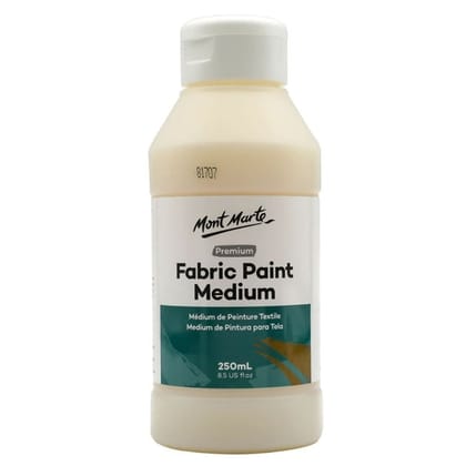Mont Marte Premium Fabric Paint Medium 250Ml