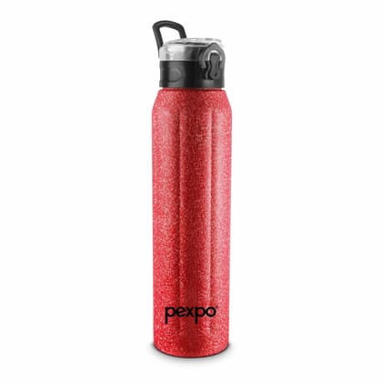 PEXPO Stainless Steel Sipper Water Bottle | 1000ml, Pack of 2, Red | Eco-Friendly | Steel Water Bottle | Home | Kitchen | Sports | Travel | Gym | BPA Free | Suitable For Adults & Kids