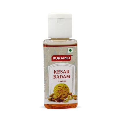 Puramio Kesar Badam - Concentrated Flavour, 30 ml