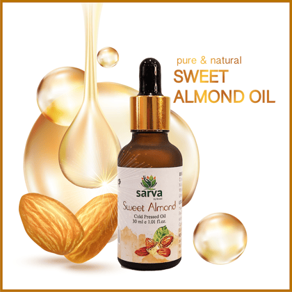 Sweet Almond Oil - Cold Pressed Carrier Oil | Baby Massage Oil-30ml