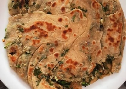 Green Mirchi Paratha