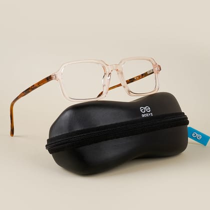 Goeye Acetate Craft Rectangle Eyeglasses for Men & Women (PK147GE1272-C2)