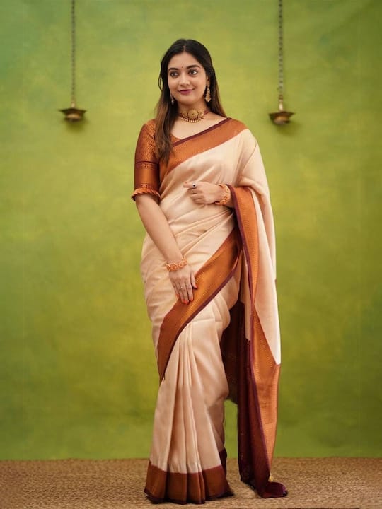 Woven Design Zari Banarasi Saree