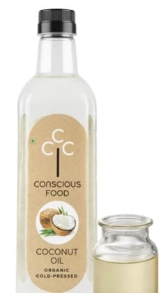 Conscious Food Coconut Oil Organic & Cold Pressed 250ml Organic