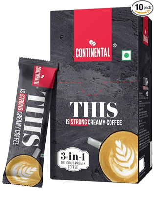 Continental THIS STRONG Creamy 3-in-1 Instant Coffee Powder Premix