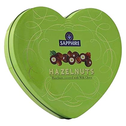 Sapphire Choco Coated Hazelnuts Tin, 160 gm