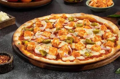 Paneer Tikka Thin Crust Pizza [10 Inches]