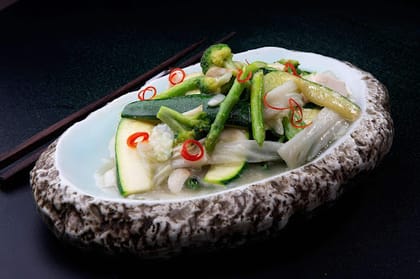 Stir Fried Asian Greens And Tofu