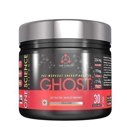 One Science Ghost Pre Workout 390 g-30 Servings / Cola-Lime