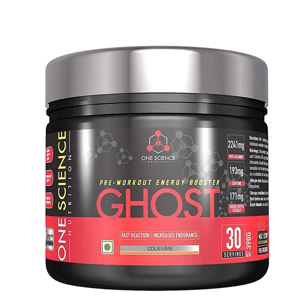 One Science Ghost Pre Workout 390 g-30 Servings / Cola-Lime